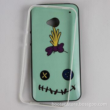 Soft TPU Case for HTC 802 with Fashionable, Various Colors, ABS Frame, Made by IML Technology